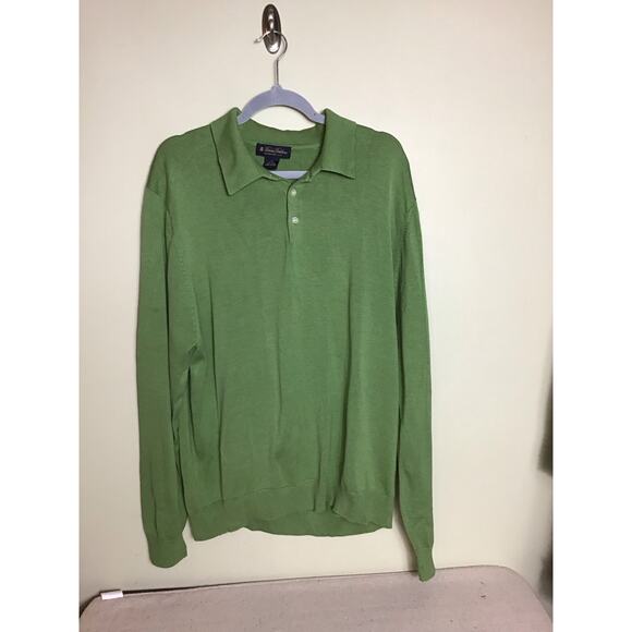 Brooks Brothers Mens Knit Polo  Long/Sl Collared Casual Pullover Sweater Sz. XXL - Picture 4 of 11